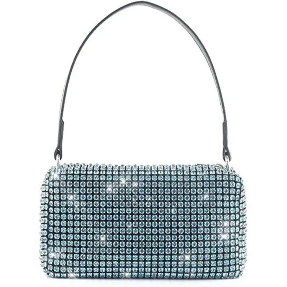 NEW Sparkling Bling Swarovski Crystal Rhinestone Bag Clutch Purse +FREE … - Picture 10 of 17
